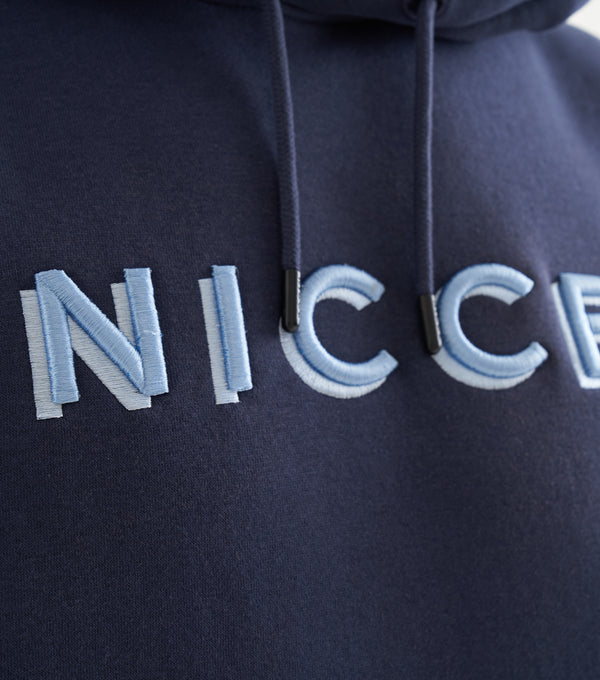 Nicce NICCE Mens Forma Hoodie Navy