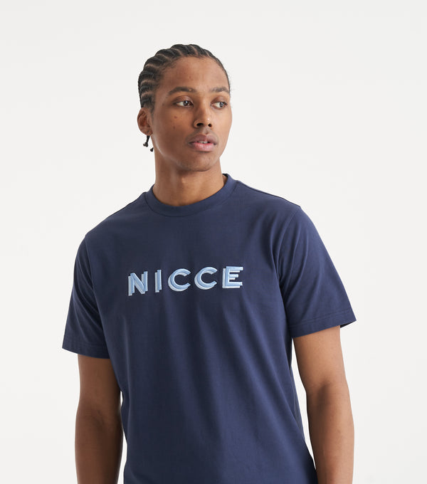 nicce NICCE Mens Forma T-Shirt Navy