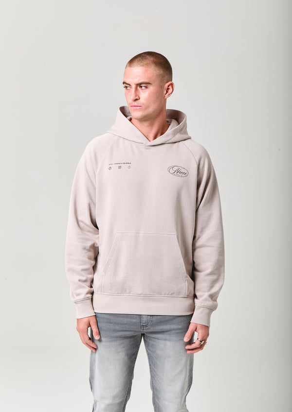 Nicce NICCE Mens Grant Hoodie Ash