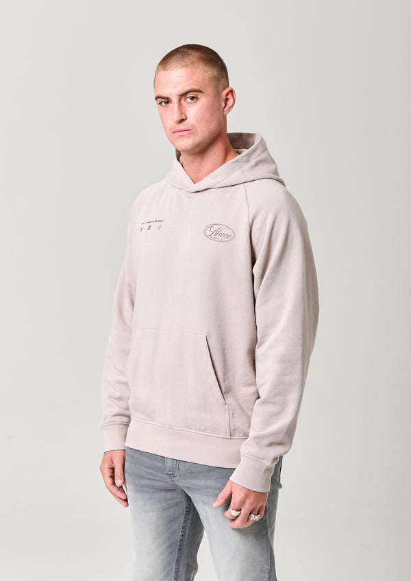 Nicce NICCE Mens Grant Hoodie Ash