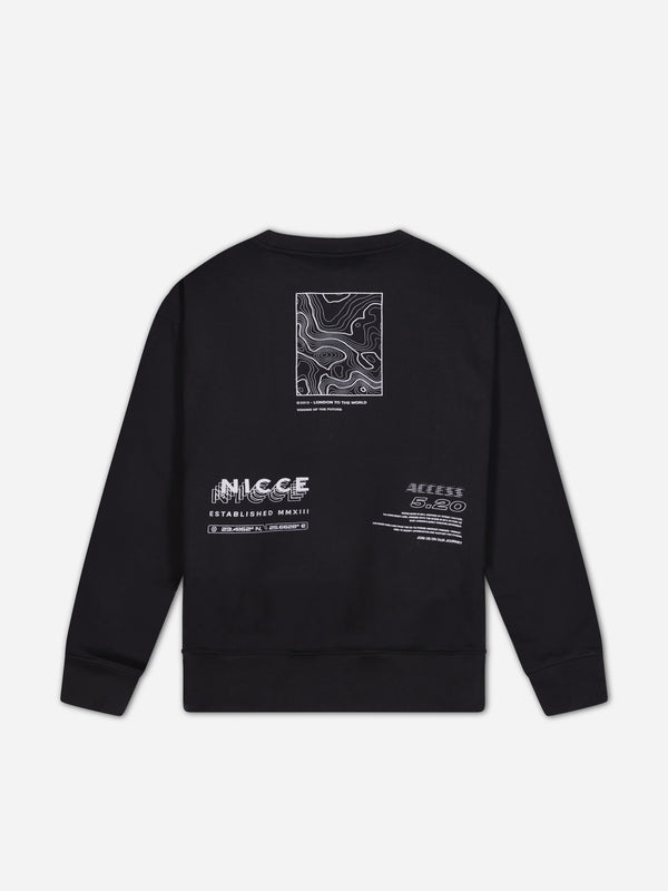 Nicce NICCE Mens Leray Crew Black