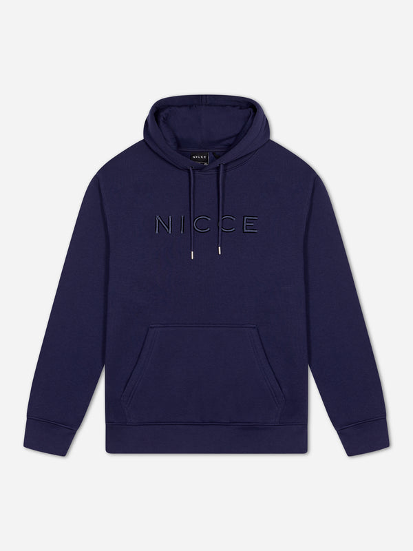 Nicce NICCE Mens Mercury Hoodie Navy