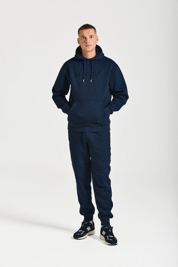 nicce NICCE Mens Mercury Hoodie Navy
