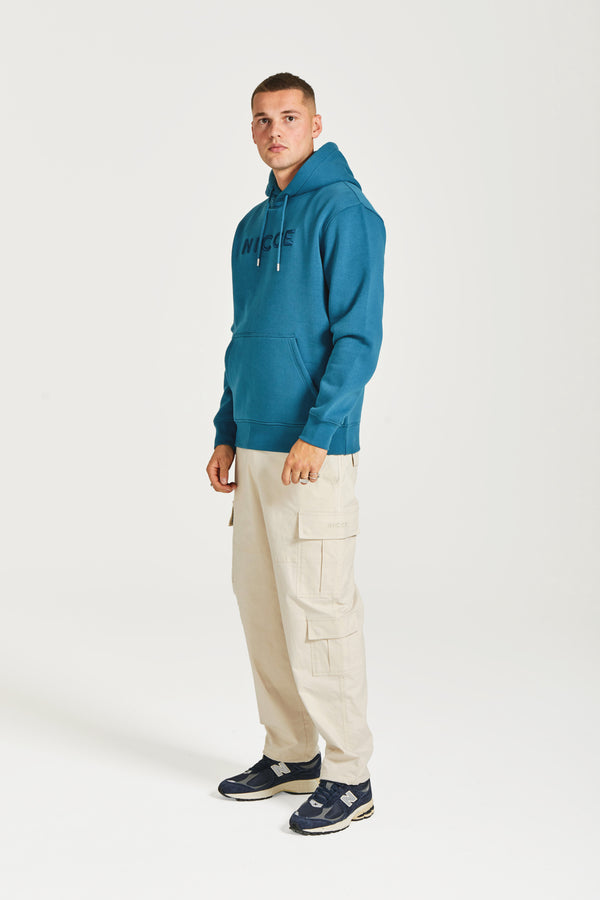 Nicce NICCE Mens Mercury Hoodie Teal