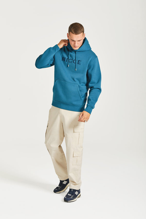 Nicce NICCE Mens Mercury Hoodie Teal