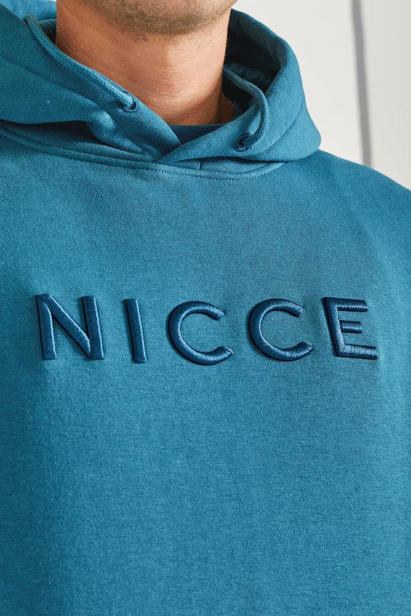 Nicce NICCE Mens Mercury Hoodie Teal