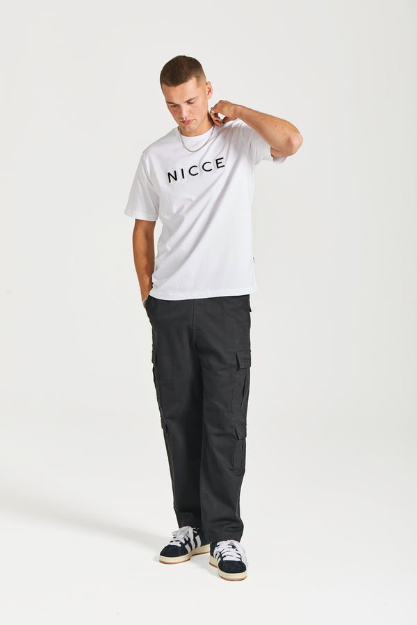 Nicce NICCE Mens Mercury Outline T-Shirt White