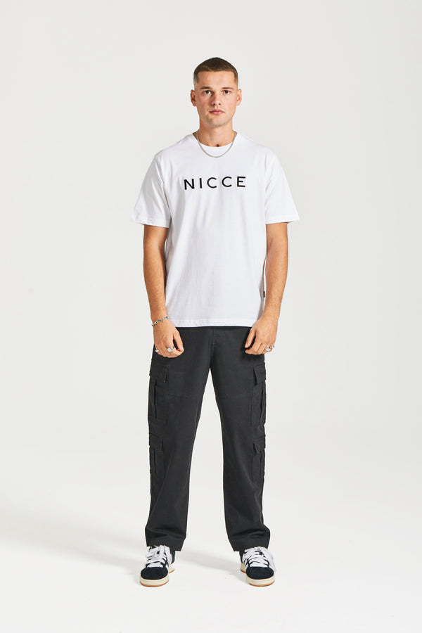 Nicce NICCE Mens Mercury Outline T-Shirt White