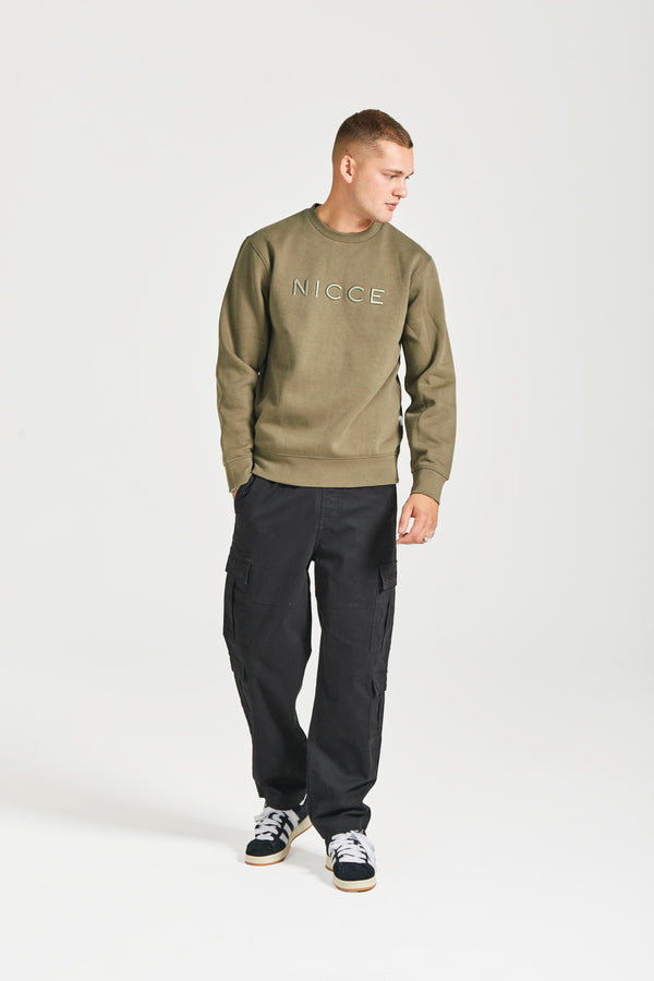 Nicce NICCE Mens Mercury Sweatshirt Juniper Green