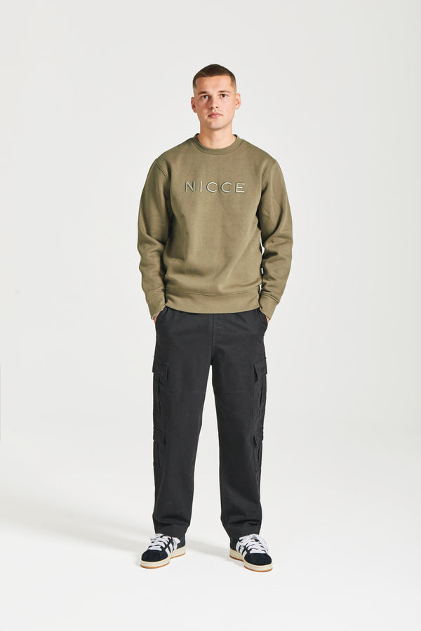 Nicce NICCE Mens Mercury Sweatshirt Juniper Green