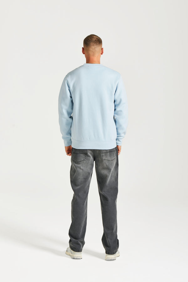 Nicce NICCE Mens Mercury Sweatshirt Light Blue
