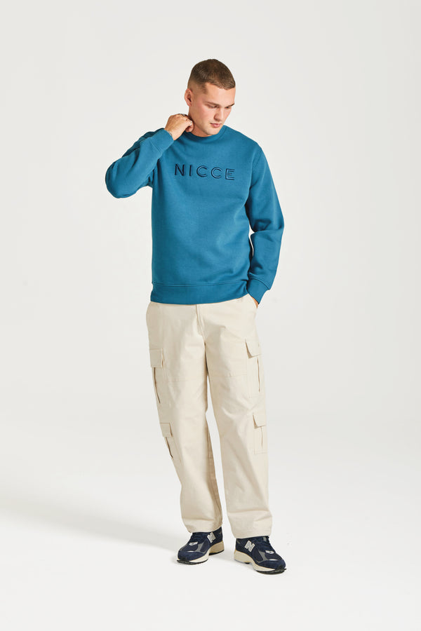 Nicce NICCE Mens Mercury Sweatshirt Teal