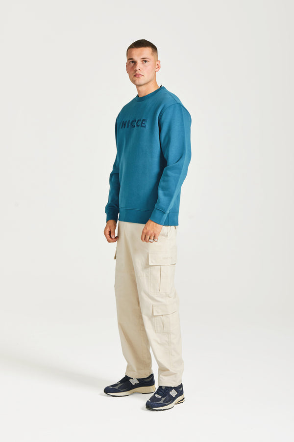Nicce NICCE Mens Mercury Sweatshirt Teal