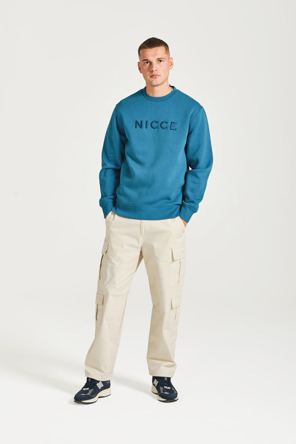 Nicce NICCE Mens Mercury Sweatshirt Teal