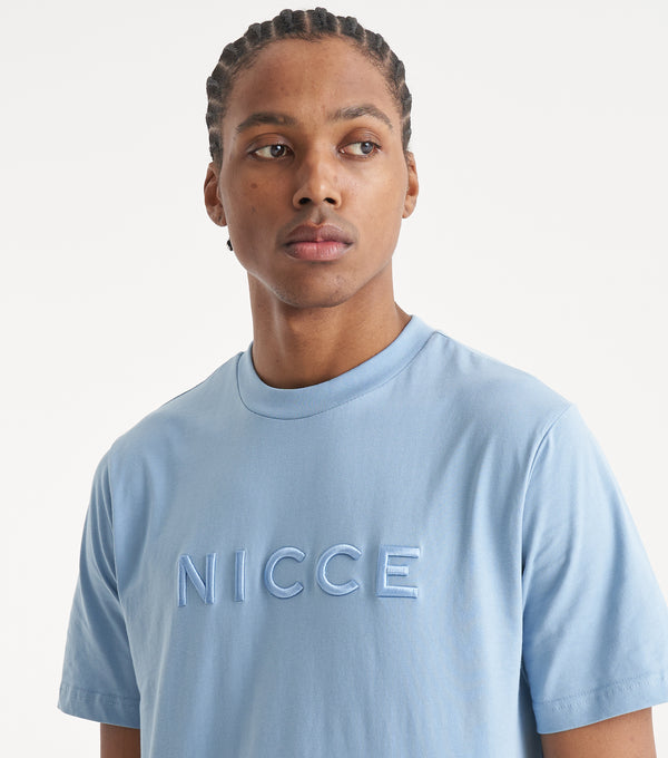 Nicce NICCE Mens Mercury T-Shirt Light Blue