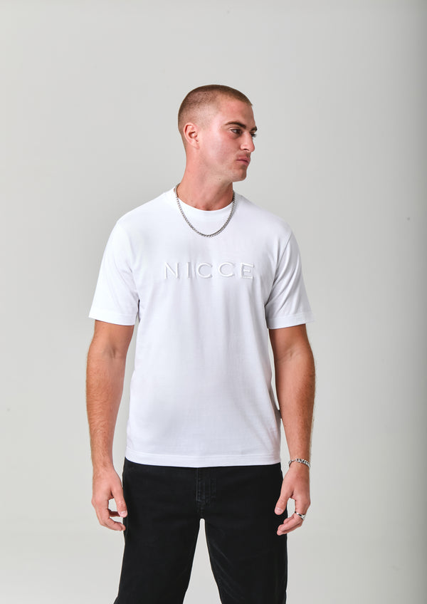 Nicce NICCE Mens Mercury T-Shirt White