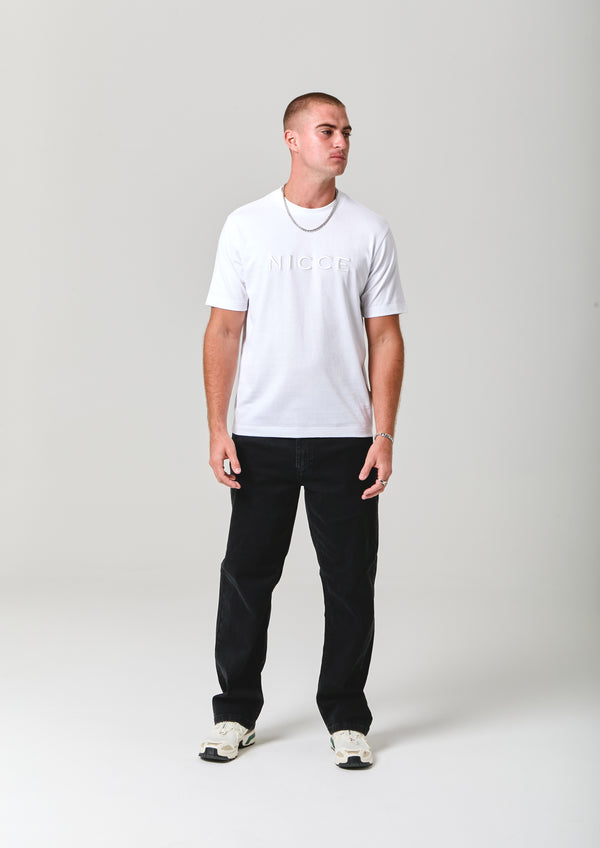 Nicce NICCE Mens Mercury T-Shirt White
