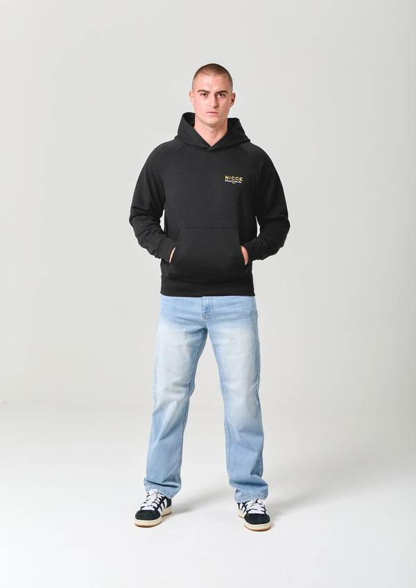 Nicce NICCE Mens Meridian Hoodie Black