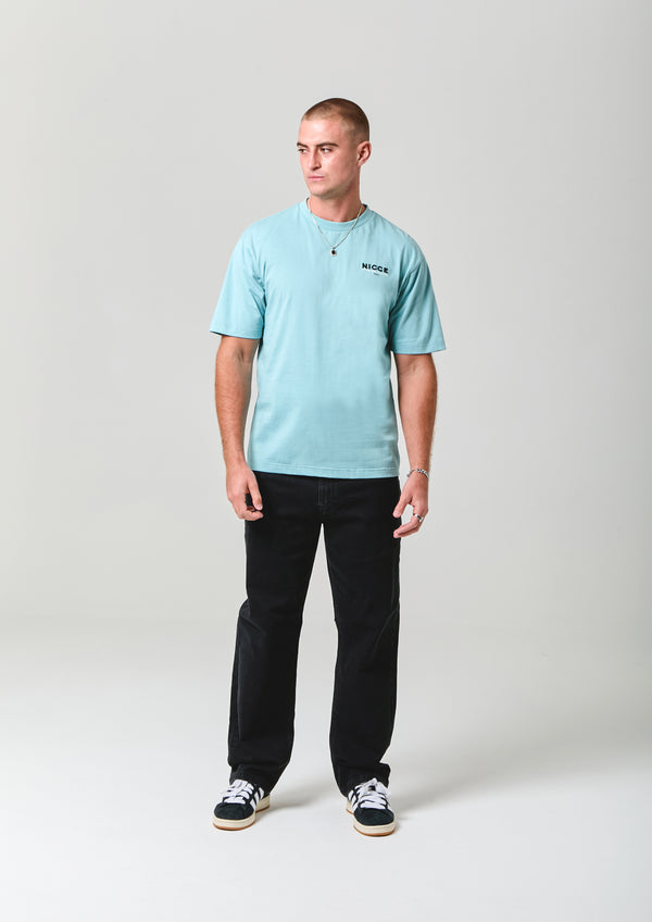 nicce NICCE Mens Meridian T-Shirt Blue