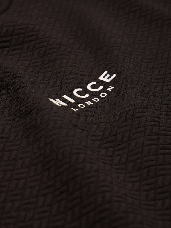 Nicce NICCE Mens Norrow T-Shirt & Short Set Black