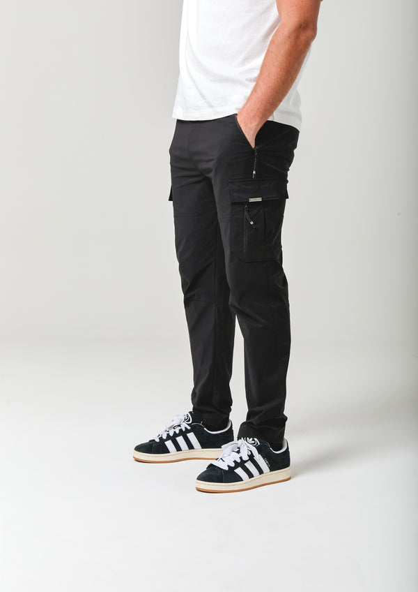 Nicce NICCE Mens Odyssey Cargo Pants Black