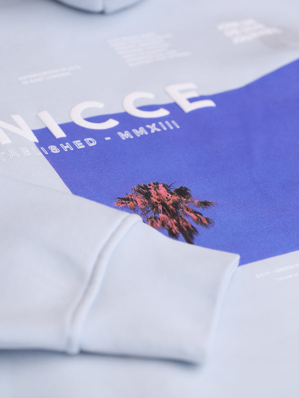 Nicce NICCE Mens Resort Hoodie Skyway Blue