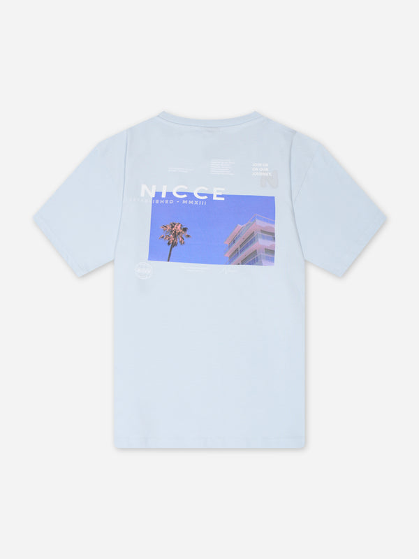 Nicce NICCE Mens Resort T-Shirt Skyway Blue