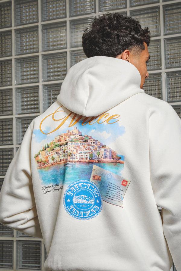 Nicce NICCE Mens Riviera Hoodie Snow White