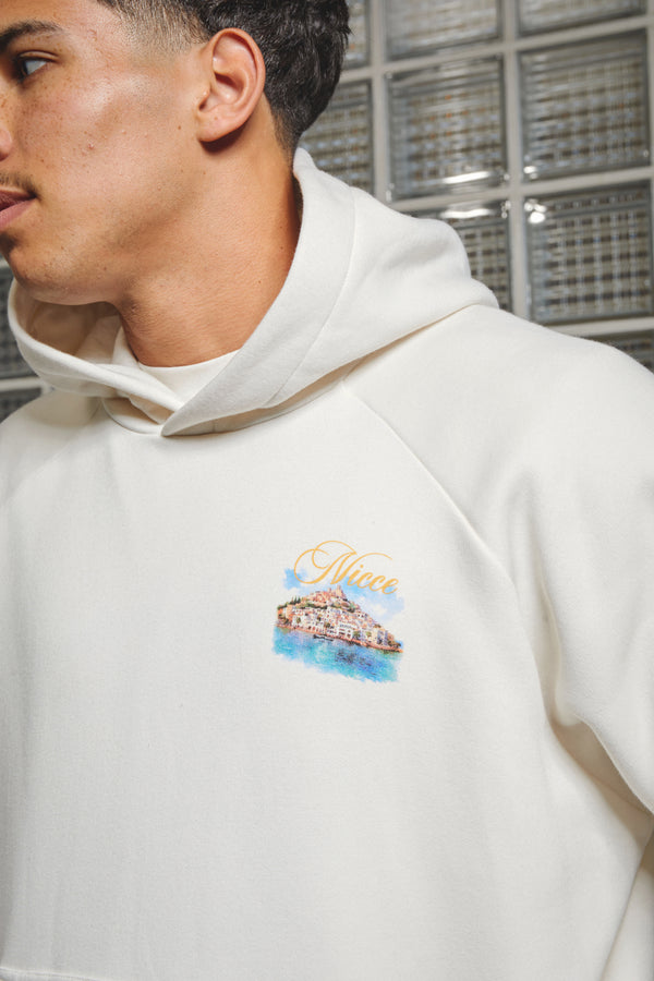 Nicce NICCE Mens Riviera Hoodie Snow White
