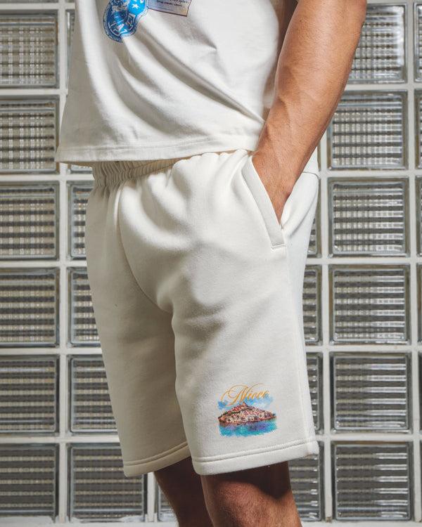 Nicce NICCE Mens Riviera Shorts Snow White