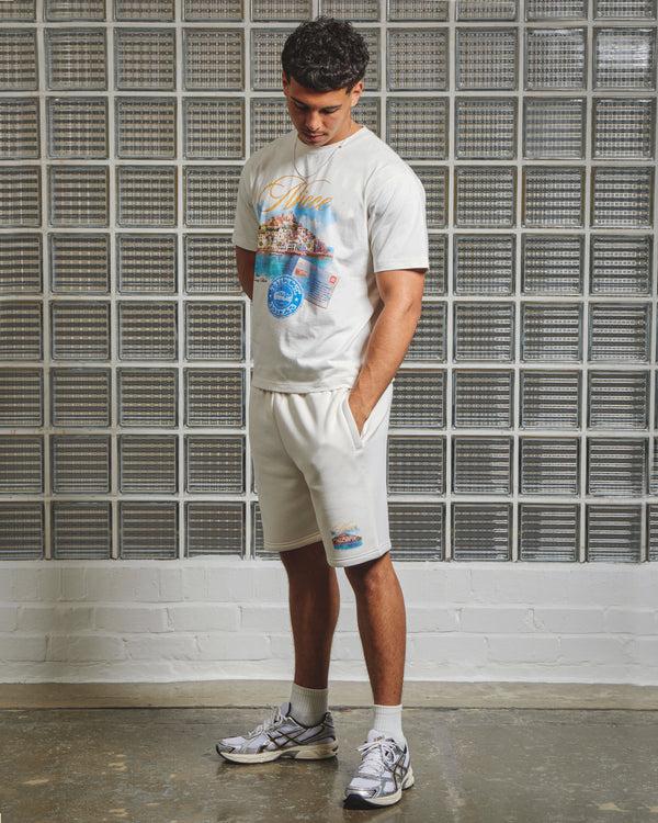 Nicce NICCE Mens Riviera T-Shirt Snow White