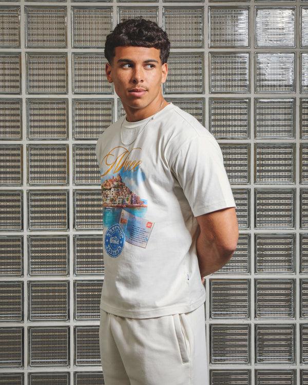 Nicce NICCE Mens Riviera T-Shirt Snow White