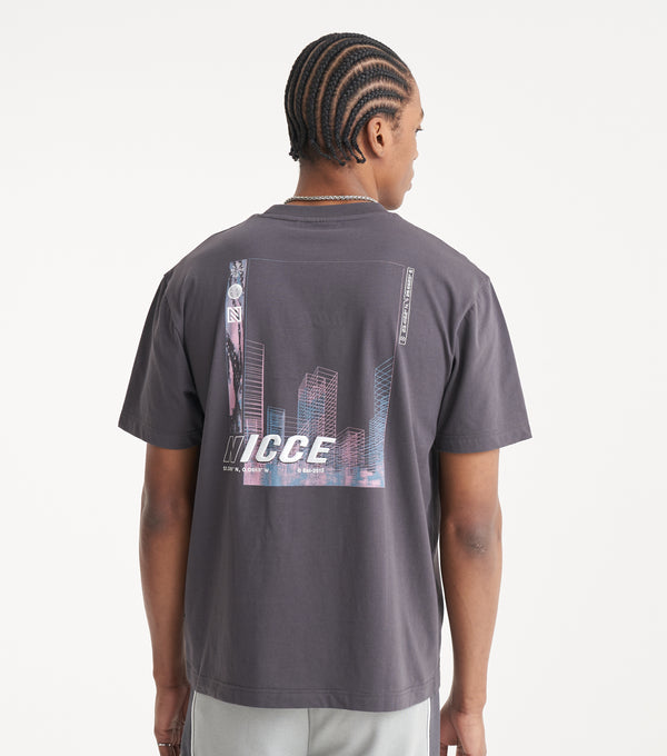 Nicce NICCE Mens Scape T-Shirt Coal