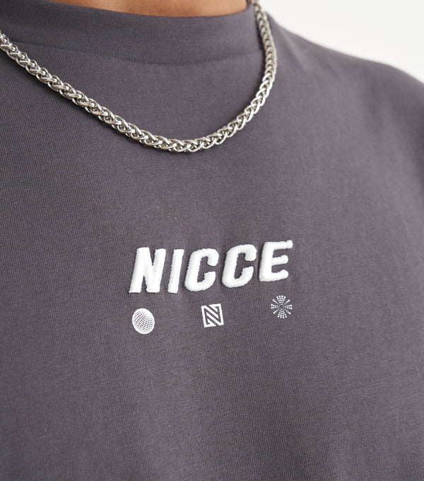 Nicce NICCE Mens Scape T-Shirt Coal