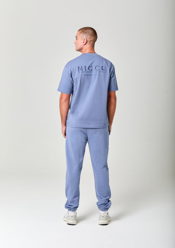 Nicce NICCE Mens Script Essential T-Shirt Blue