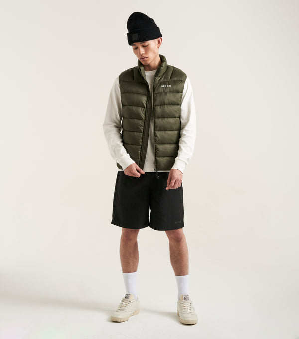 Nicce NICCE Mens Skyline Gilet Juniper Green