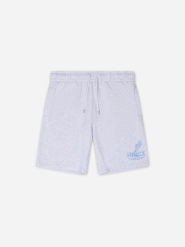 Nicce NICCE Mens Sylvan Shorts Ice Grey Marl