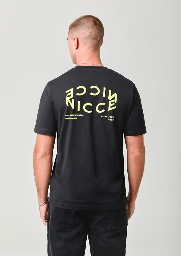 Nicce NICCE Mens Tanetta T-Shirt Black