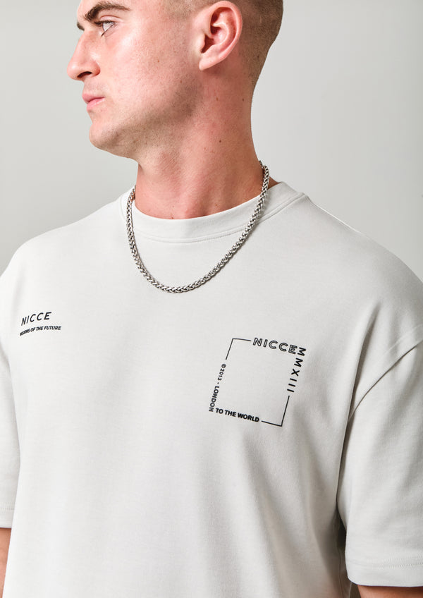 Nicce NICCE Mens Tootone T-Shirt Mist