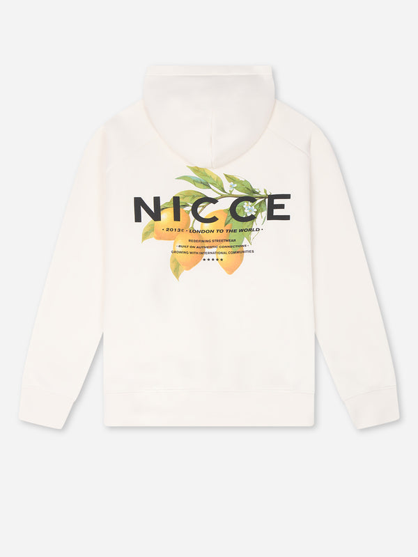 Nicce NICCE Mens Tropic Hoodie Snow White