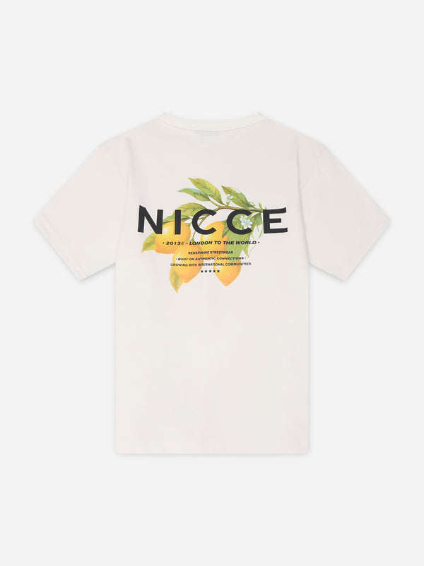 Nicce NICCE Mens Tropic T-Shirt Snow White