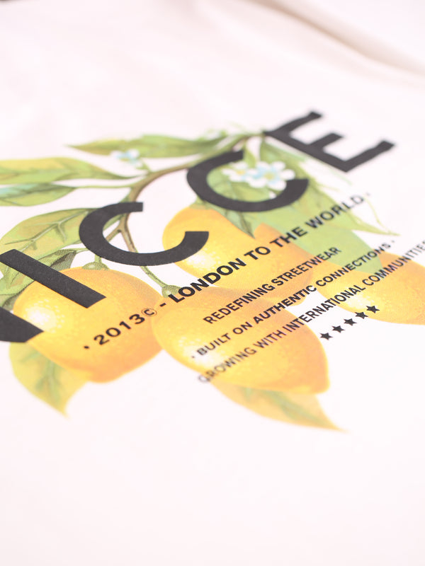 Nicce NICCE Mens Tropic T-Shirt Snow White