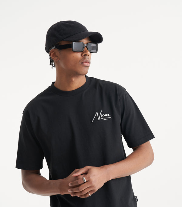 Nicce NICCE Mens Voyage T-Shirt Black