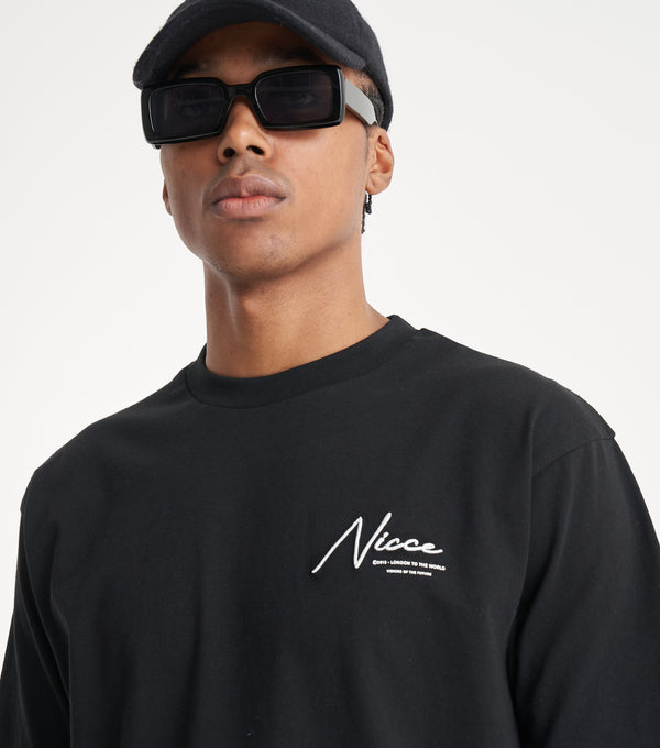 Nicce NICCE Mens Voyage T-Shirt Black