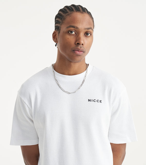 Nicce NICCE Mens Waffle T-Shirt White