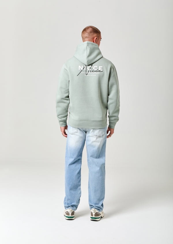 Nicce NICCE Mens World Essentials Hoodie Sage