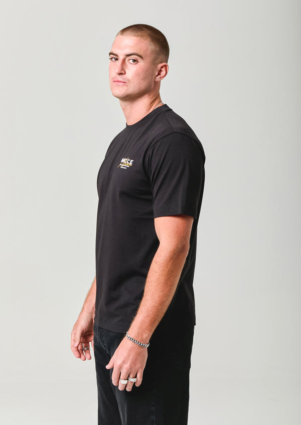 Nicce NICCE Mens World Essentials T-Shirt Black