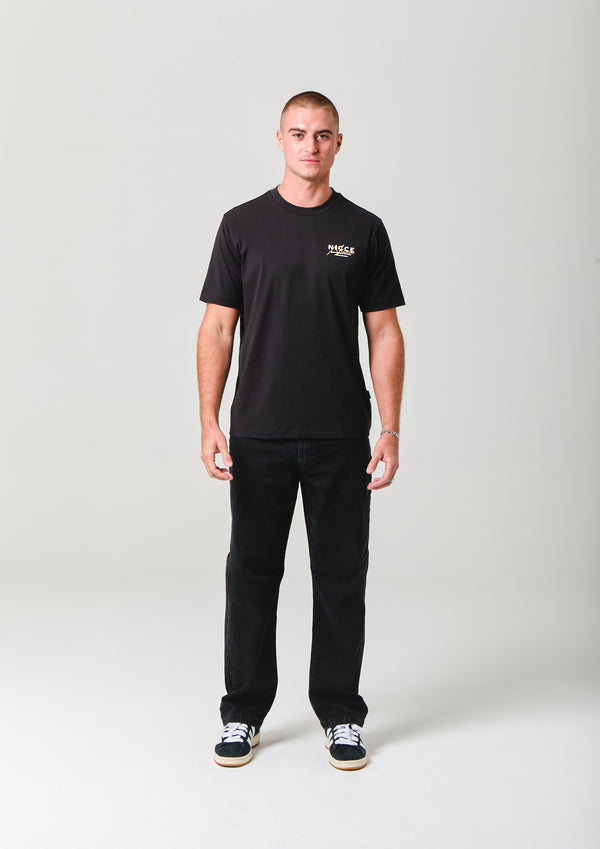 nicce NICCE Mens World Essentials T-Shirt Black