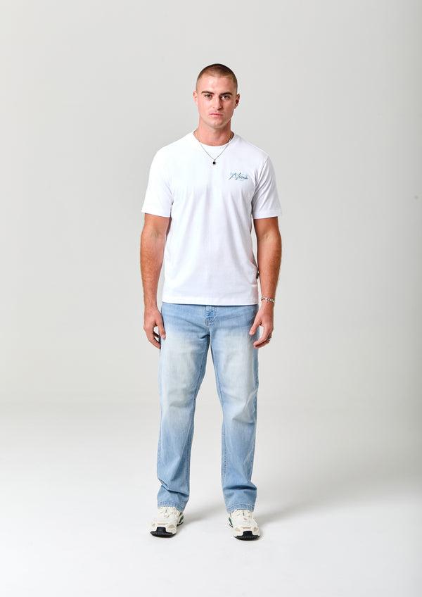 Nicce NICCE Mens World Essentials T-Shirt White