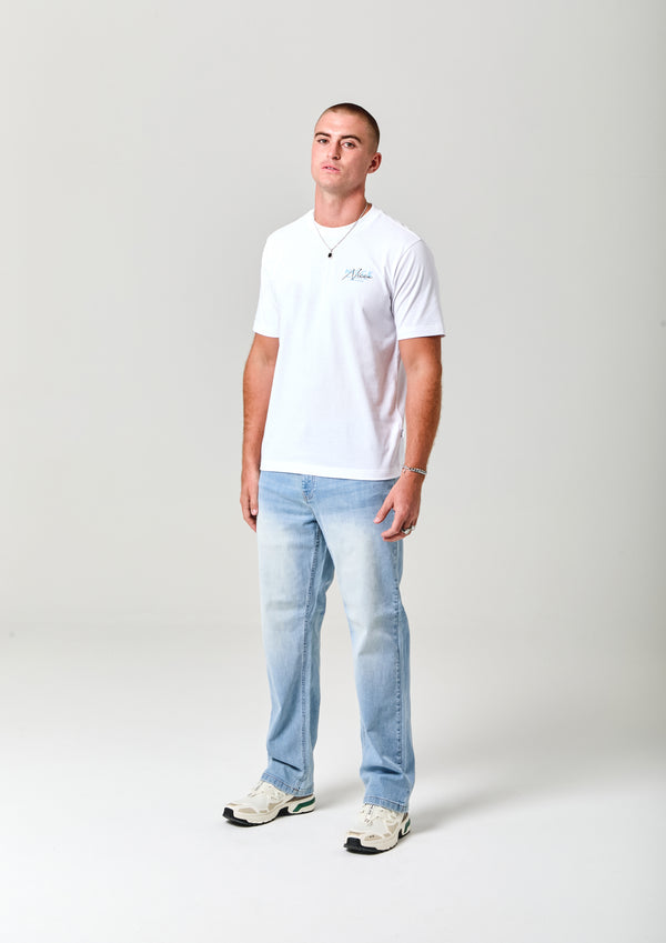 Nicce NICCE Mens World Essentials T-Shirt White